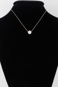 Dreamkue Modern Rhinestone Pendant Necklace